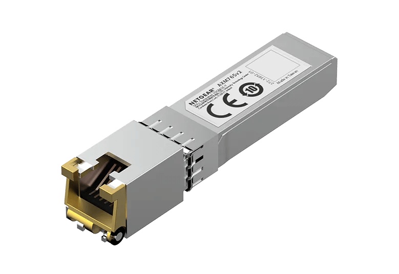 SFP+ Transceiver, converts SFP+ ports to copper 10GBase-T up to 80 meters