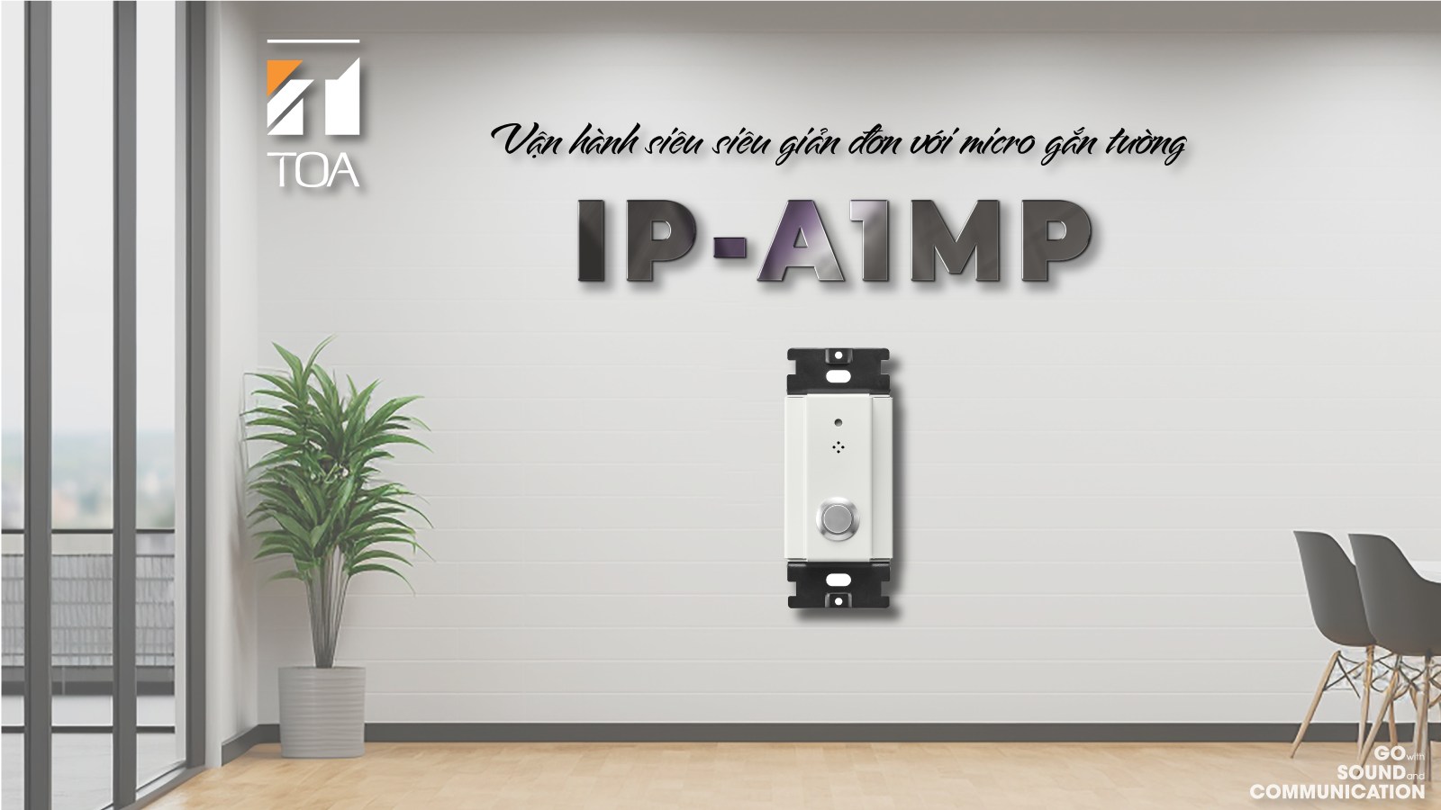 Micro gắn tường: TOA IP-A1MP