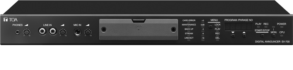 Bộ lưu bản tin ghi âm sẵn TOA EV-700