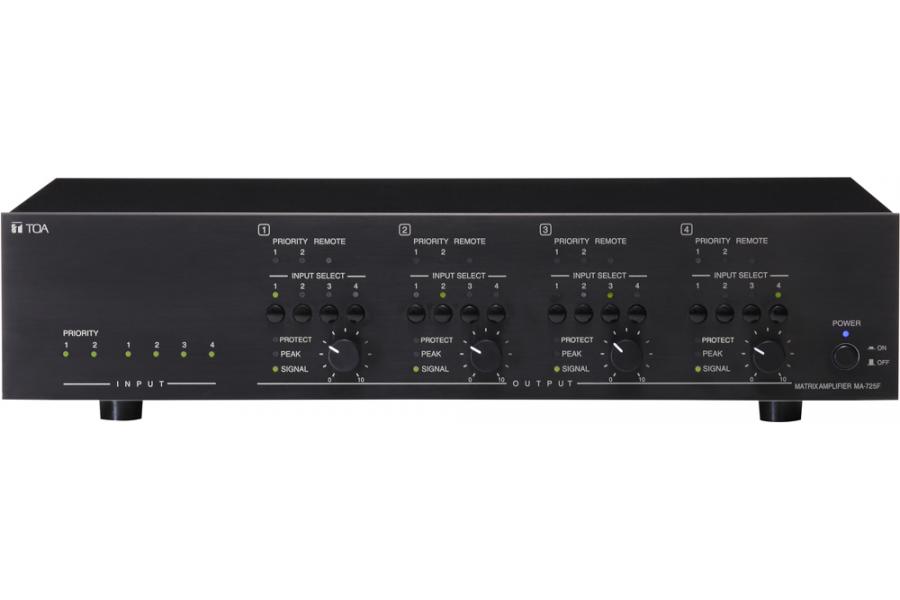 Mixer TOA MA-725F-AS dòng 4x4 kèm tăng âm số 4x250W