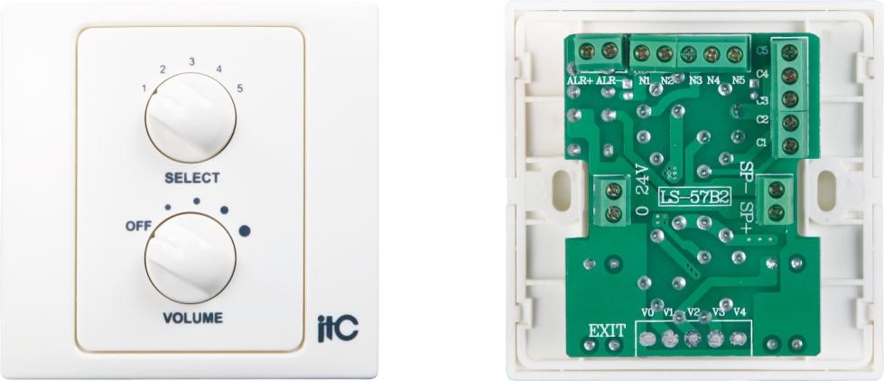 Chiết áp ITC T-6S chỉnh âm lượng và chọn kênh, công suất 6W