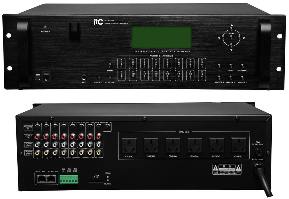 Bộ ma trận chia vùng hỗ trợ 8 vào 16 ra ITC T-6600