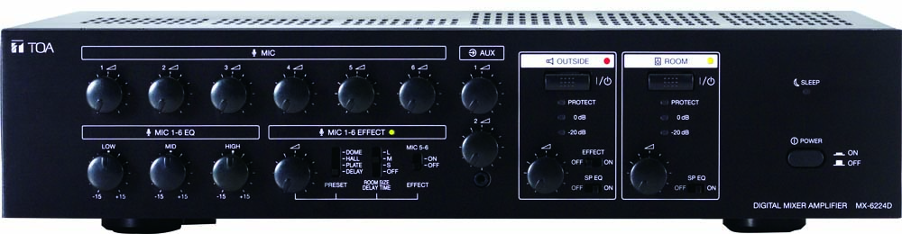 Tăng âm MX-6224D dòng số liền Mixer 2 kênh 2x240W