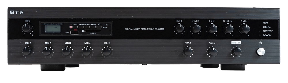 Tăng âm TOA A-3248DME-AS MP3, chỉnh EQ 480W
