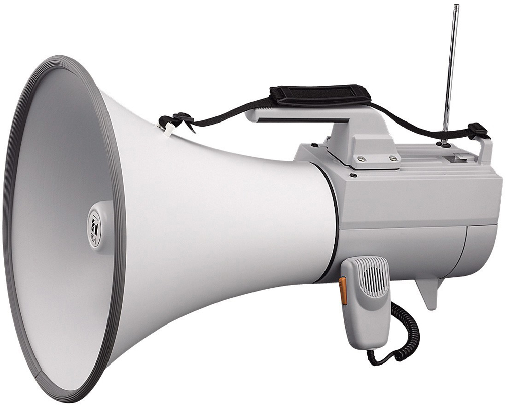 Megaphone TOA ER-2930W kiểu đeo vai 30W còi hú