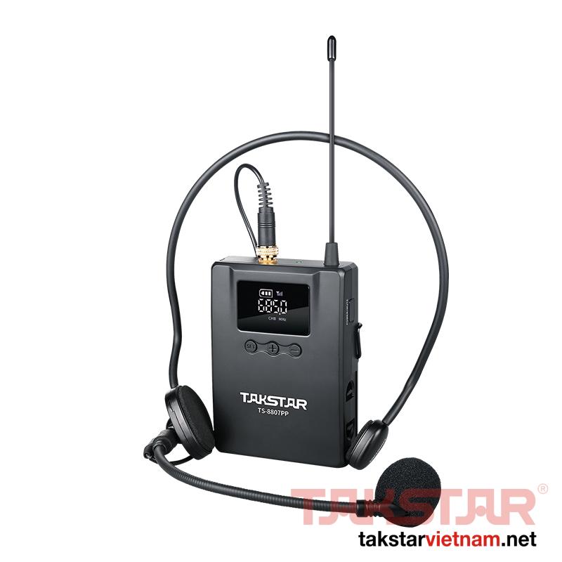 TS-8807PP Takstar - Mic không dây cài hông UHF kênh kép