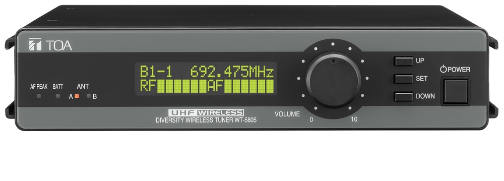 Bộ thu không dây TOA WT-5805 bằng tần UHF