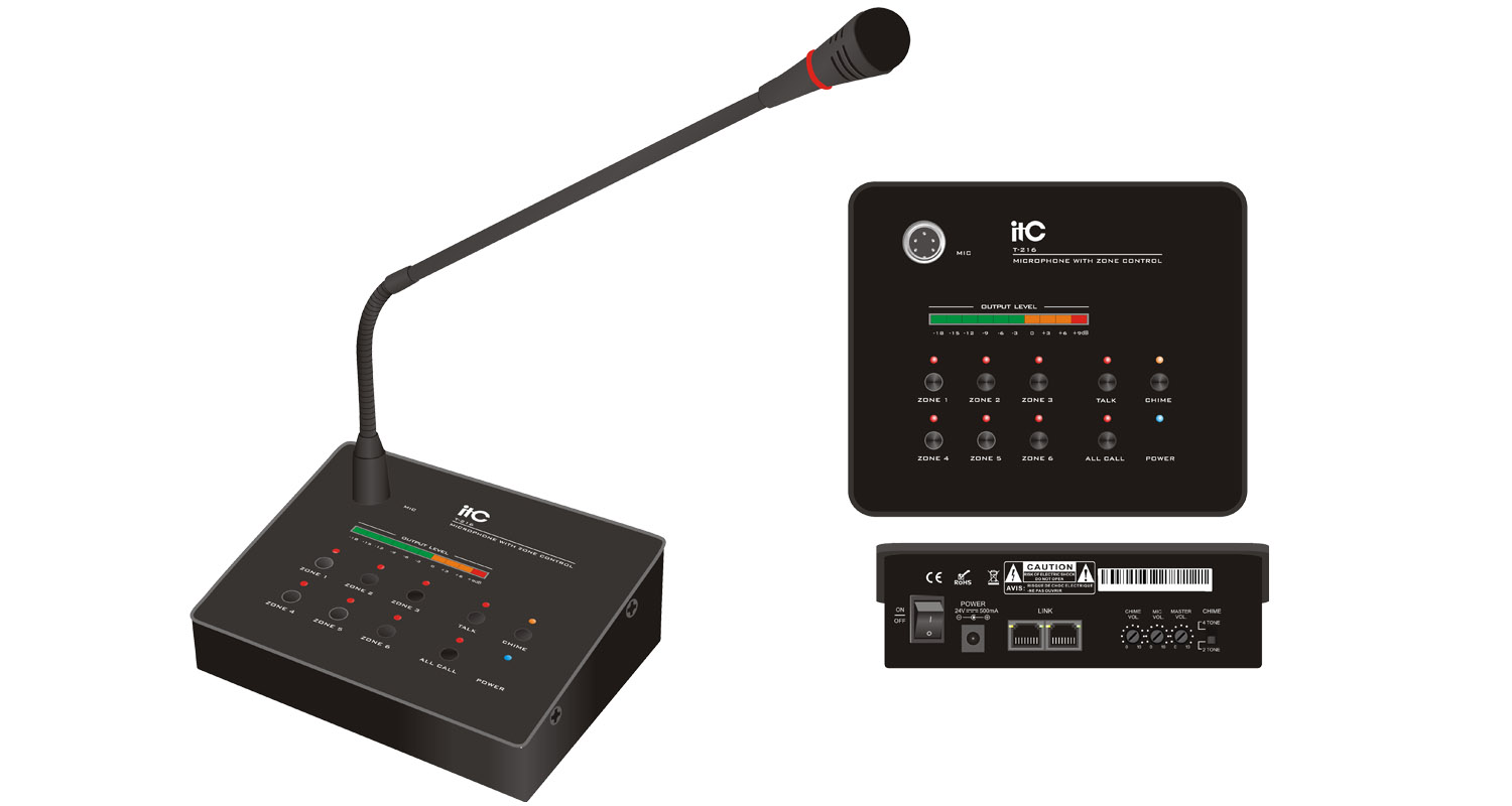 Micro chọn vùng từ xa 6 vùng ITC: T-216