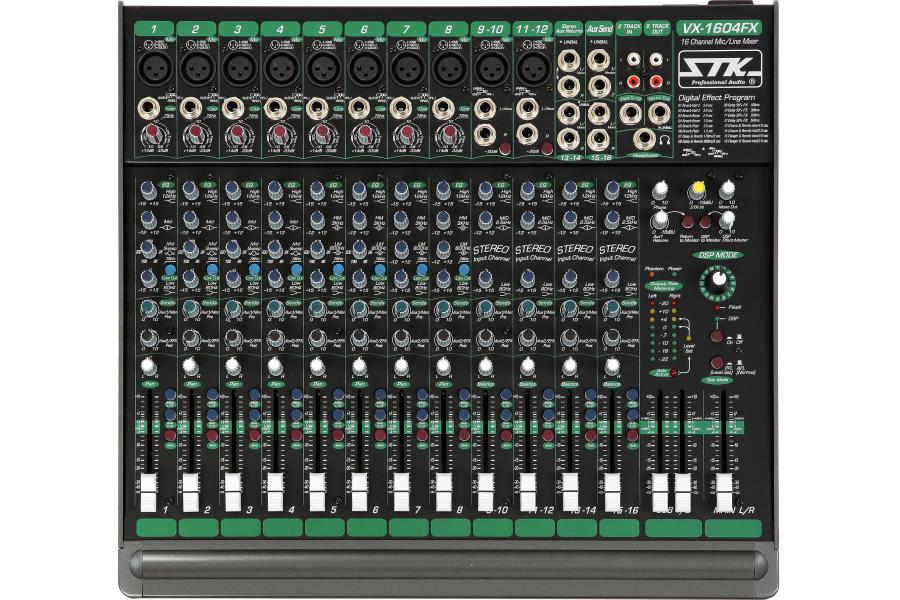 Mixer 16 đường, hỗ trợ 16 Effect: STK VX-1604FX