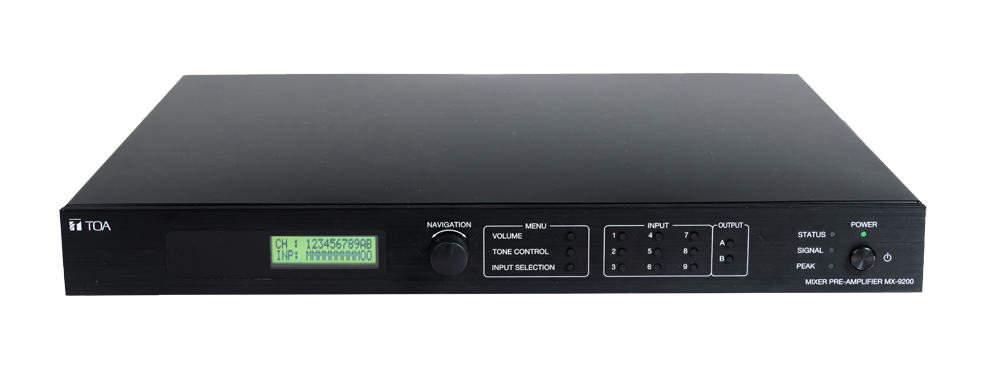Mixer TOA MX-9200-AS tiền khuếch đại