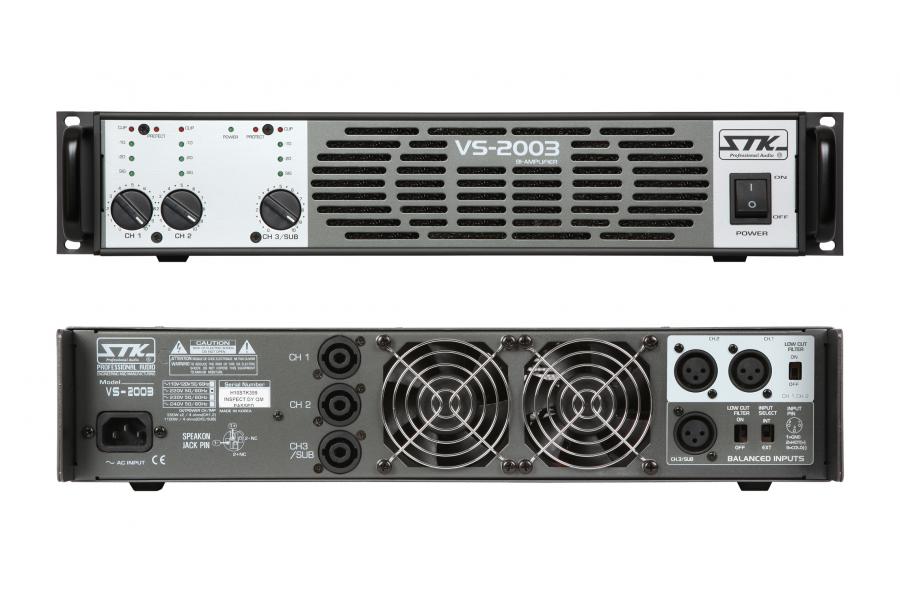 Tăng âm công suất 3 kênh (2x550W, 1x1200W): STK VS-2003