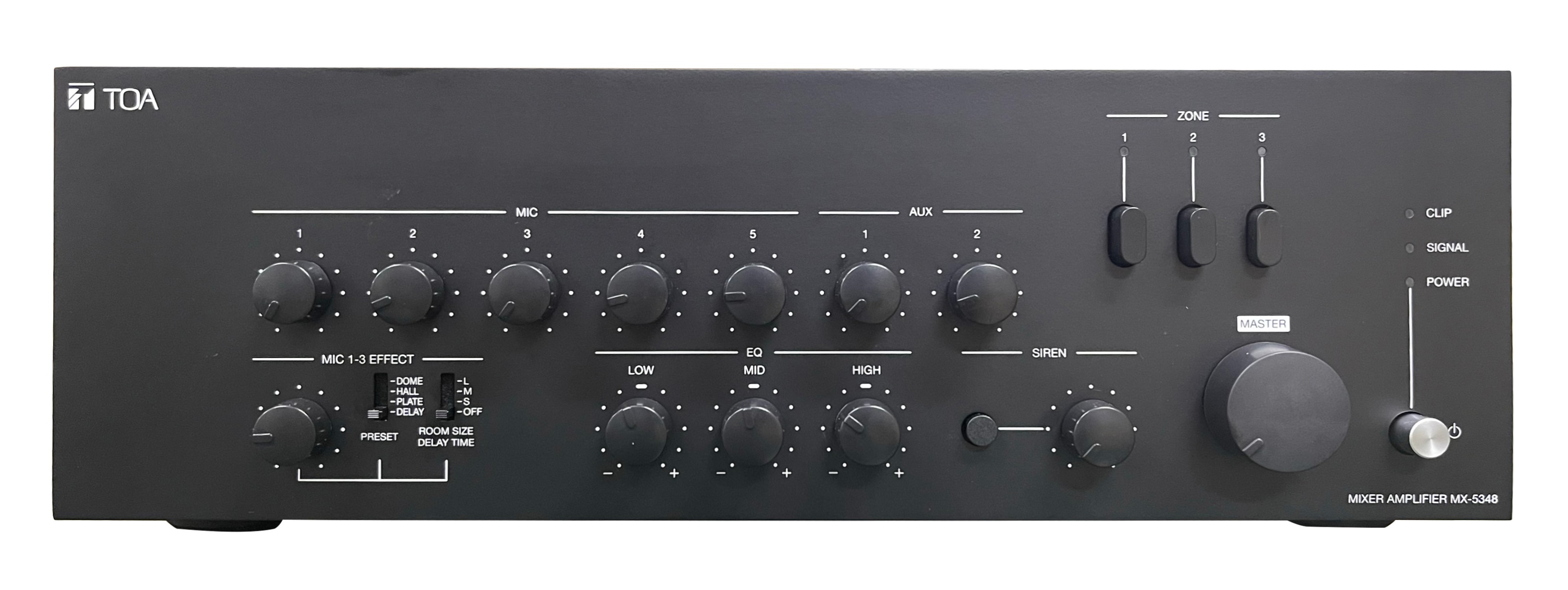 Amply TOA liền mixer công suất 480W MX-5348-AS