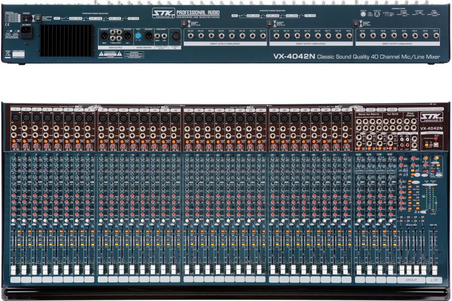 Mixer 40 đường, 42 ngõ ra hỗ trợ USB: STK VX-4042N
