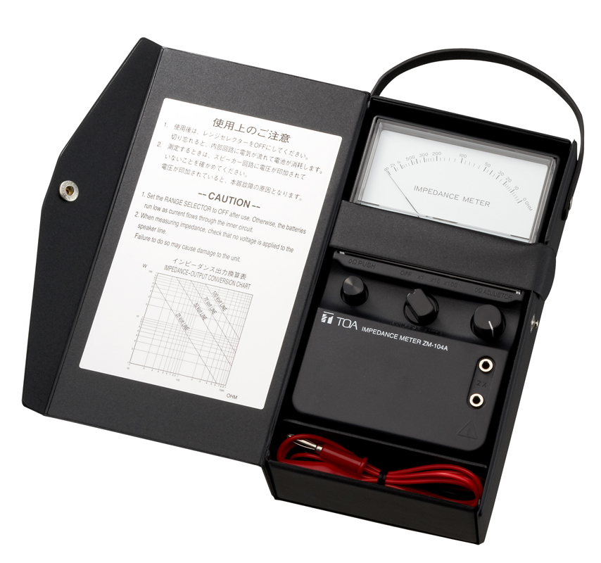 Đồng hồ đo trở kháng LOA TOA ZM-104A