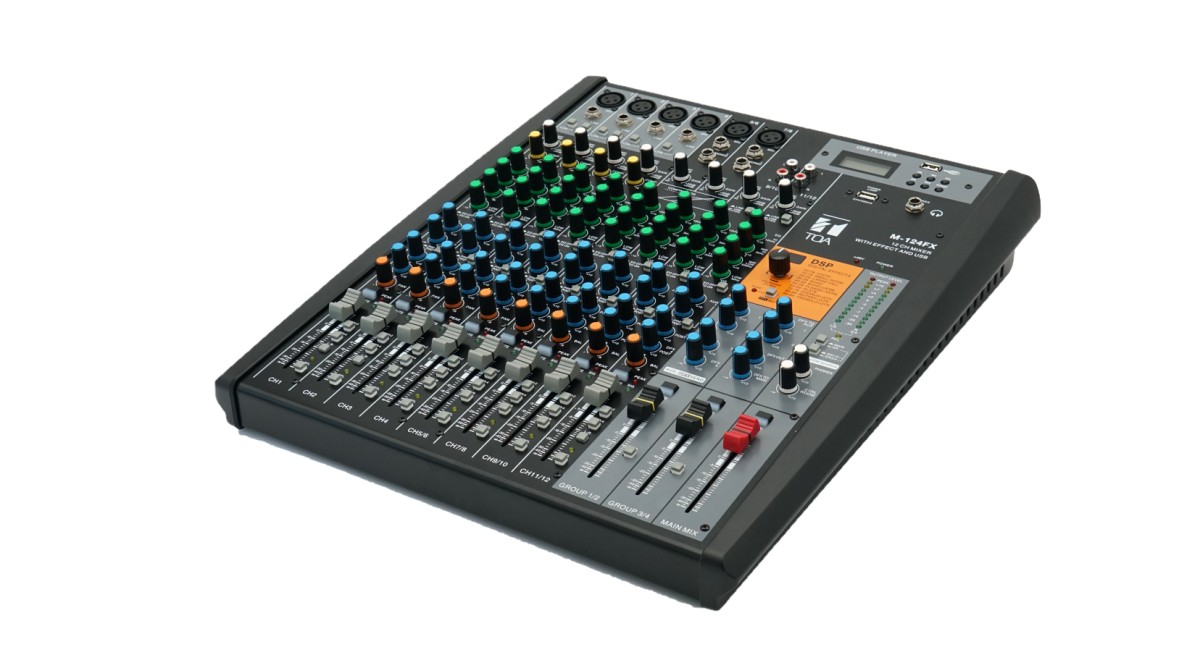 Bàn trộn Mixer TOA 12 kênh M-124FX-AS